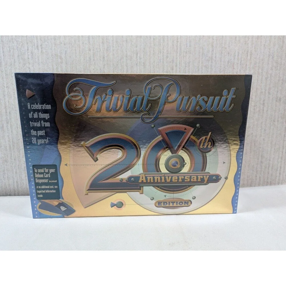 Vintage Trivial Pursuit 20th Anniversary Edition 2002 New & Factory Sealed